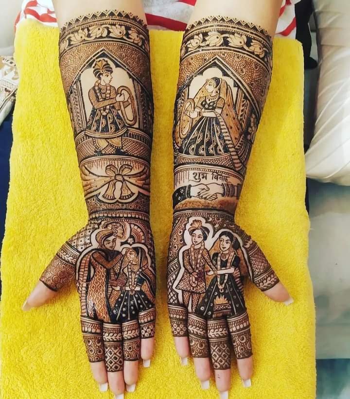 Portrait Mehndi Artist Delhi NCR